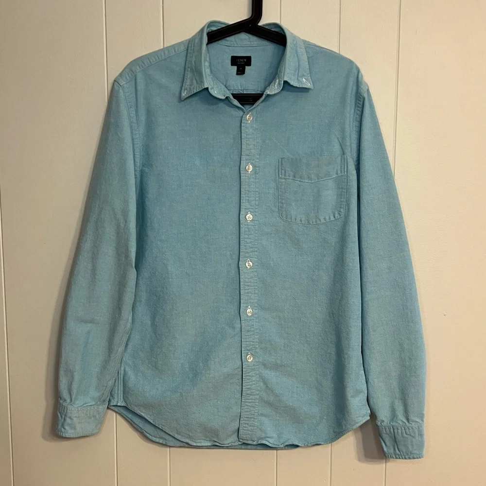 J.Crew Oxford long-sleeve button-up shirt Size M